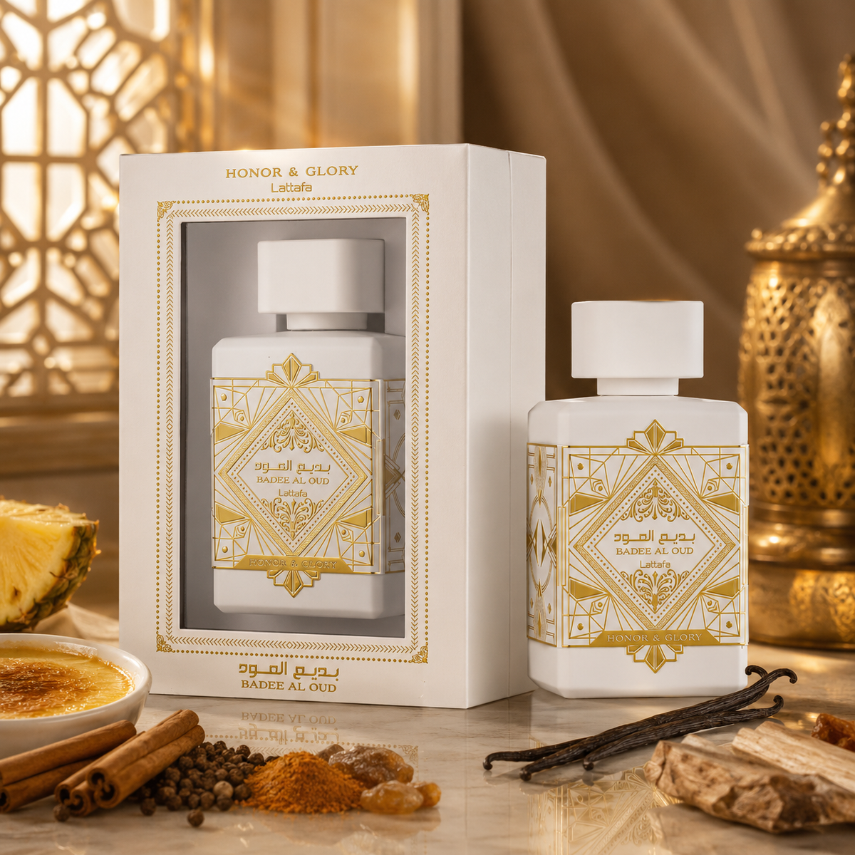 BADEEAL OUD WHITE 100 ML EDP - Lattafa