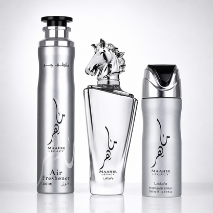 GIFT SET MAAHIR LEGACY 3 IN 1  - Lattafa