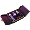 Ihdaa Khaas Gift Set by Ahmed Al Maghribi featuring Oud Lavender, Couture Noir, Oud Lavender Air Freshener, and Oud Arian Super