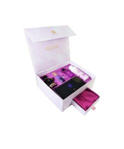 Elegant Oud and Rose fragrance gift set in decorative packaging