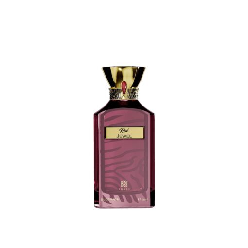 Red Jewel Perfume Bottle by Ahmed Al Maghribi – Luxury Unisex Fragrance